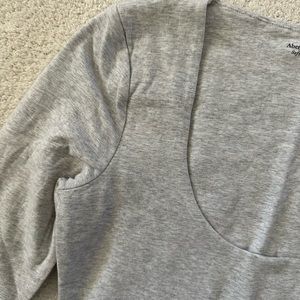 abercrombie NWT grey bodysuit